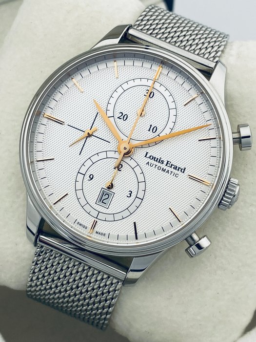 Louis Erard - Héritage - Chronograph - Automatic - Full Set - 78 289 AA 31M - Mænd - 2011-nu