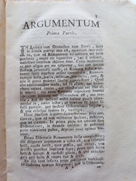 Petro Josepho Cantelio - De Romana Republica Sive de Re Militari et Civili Romanorum ad explicandos Scriptores antiquos - 1787