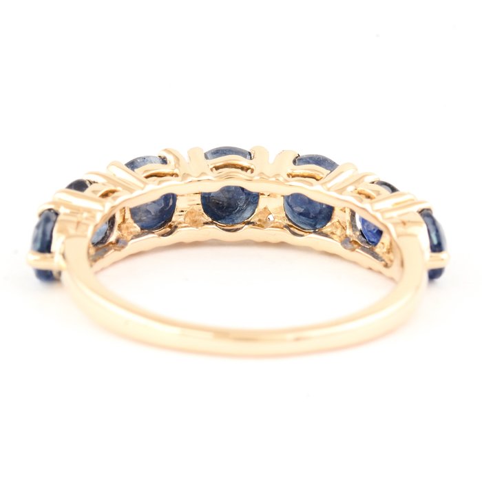 Ingen mindstepris - Ring - 14 karat Gulguld -  3.00ct. tw. Safir