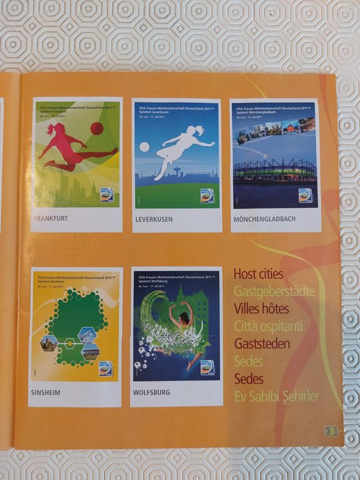 Panini - Women's World Cup Germany 2011 - REWE Bonus + Complete Album