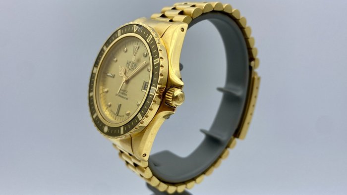 Heuer - Rare Diving Watch Solid 18K Yellow Gold - 988 413 - Unisex - 1980-1989