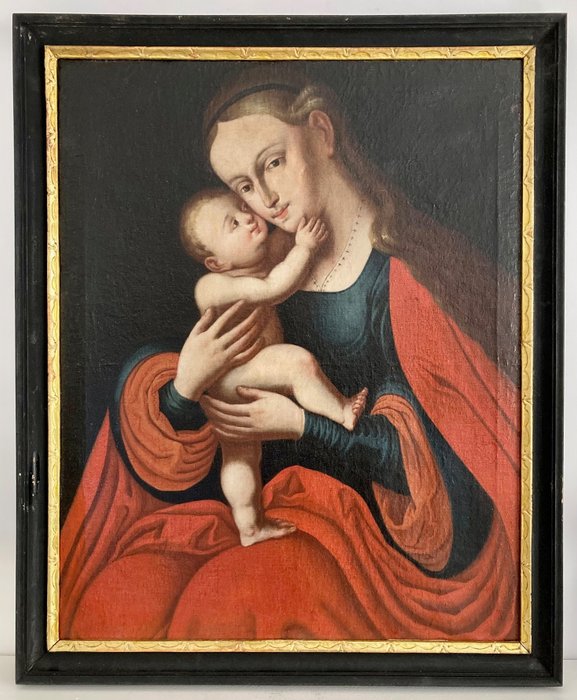 European School (XIX), after Lucas Cranach - Madonna with Child