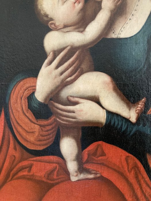 European School (XIX), after Lucas Cranach - Madonna with Child