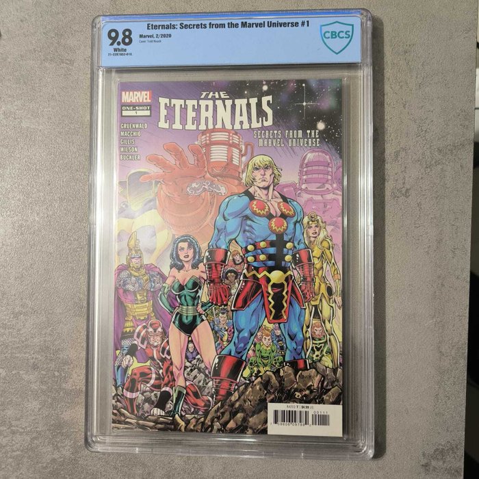 Eternals - Secrets from the Marvel Universe #1 - Cover Tood Nauck - 1 Graded comic - Første udgave/genoptryk - CBCS 9.8