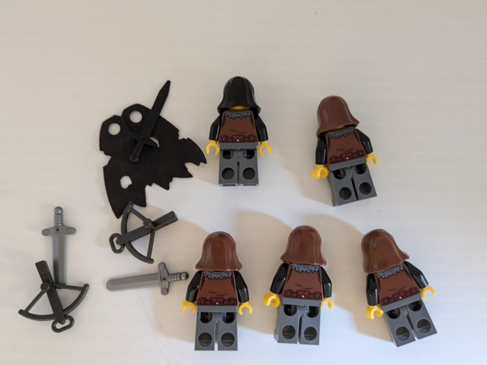 Lego - Minifigurer - 10 nuove minifigure Lego Castle Wolfpack e Forestman