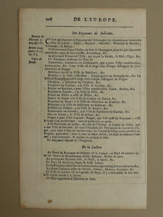 Europa - Tyskland / Rügen; A.M. Mallet - Isle de Rugen - 1681-1700