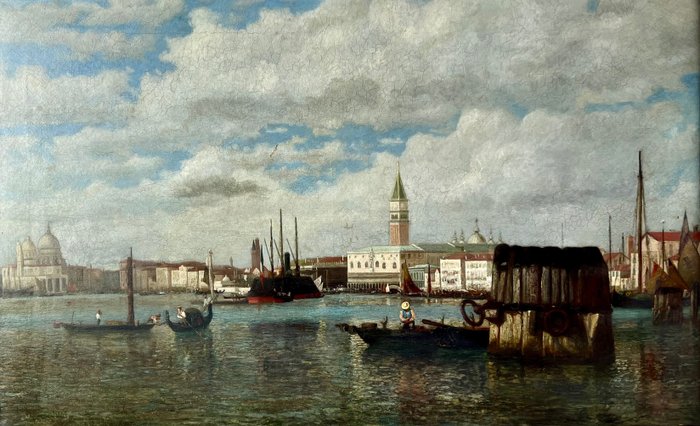 William Graham (1832-1910/11) - Venice from the Ponte della Marina