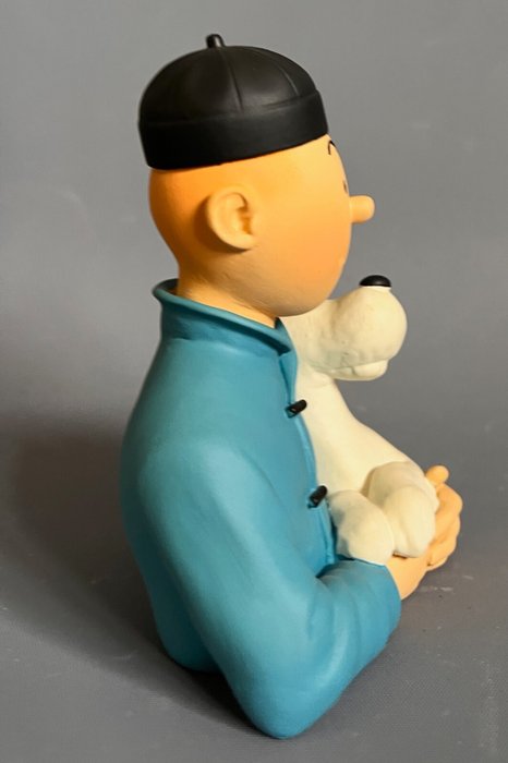 Figur - Tintin - Petit buste Regout - Le Lotus Bleu - Résine