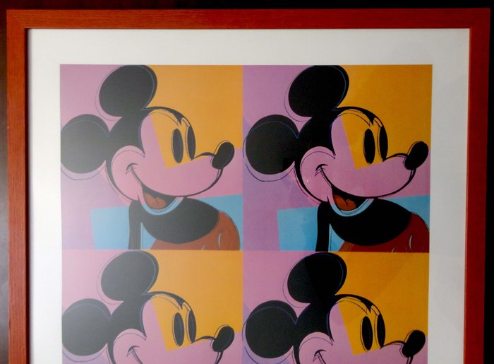 Andy Warhol Print - The Art Of Mickey Mouse - 1982