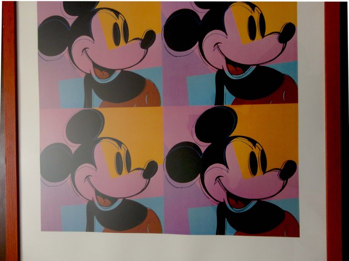 Andy Warhol Print - The Art Of Mickey Mouse - 1982