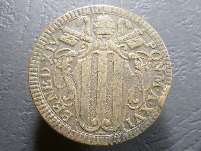 Italien. da Benedetto XV a Pio IX. 1 Baiocco - 14 monete 1756-1851  (Ingen mindstepris)