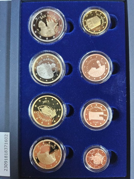 San Marino. Proof Set 2023 (incl. 2 euro "Perugino" + "Luca Signorelli")