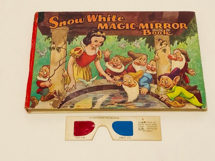 Sneeuwwitje en de 7 dwergen - Snow White Magic Mirror Book / First issue in great condition - no reserve price! - 1 Album - Unik kopi - 1939