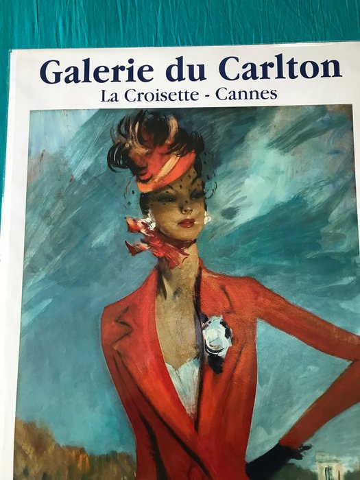 Jean Gabriel Domergue originale - Galerie du Carlton La Croisette-Cannes - 1950‹erne