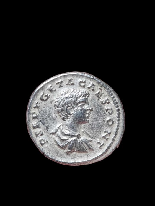 Romarriket. Geta (Cesar) 198-209 AD. Denarius PIETAS - Laodicea mint