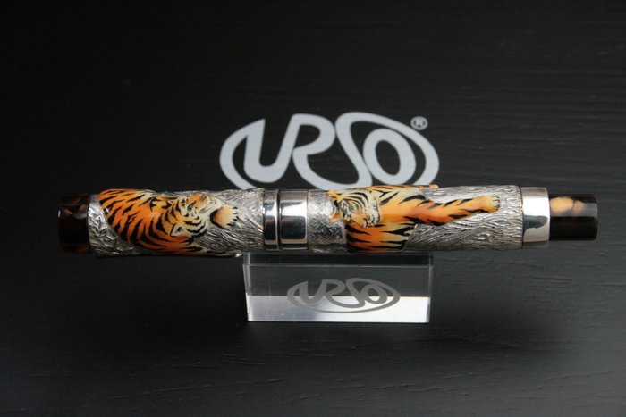 URSO - Urso Tiger collection limited edition in silver 925 and enamels - Rollerpen