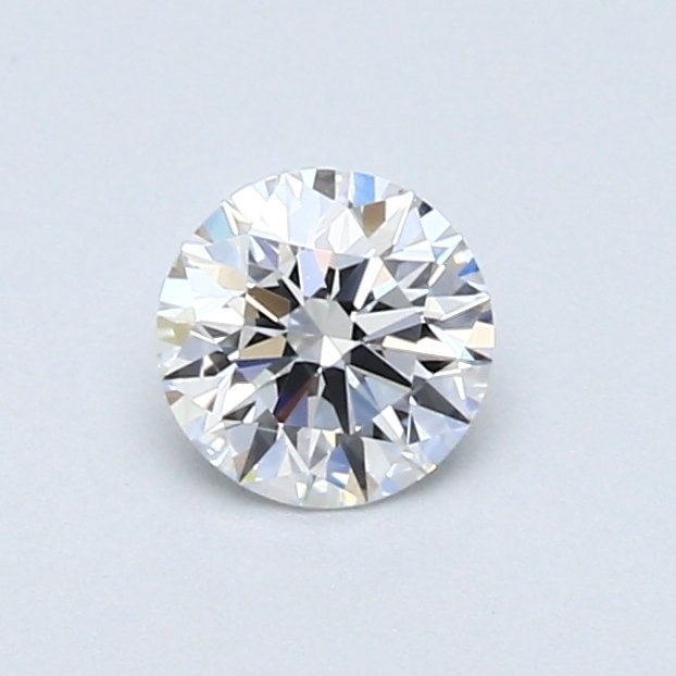 1 pcs Diamant  (Natur)  - 0.44 ct - Rund - D (farveløs) - VVS2 - Gemological Institute of America (GIA)