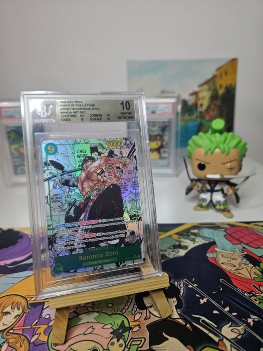 Bandai - 1 Graded card - Zoro - Wings of the captain - BGS 10