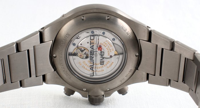 Girard-Perregaux - 'Laureato EVO 3' - Titanium - Column Wheel Chronograph - Ref. No: 80180 1 11 6516 - Mænd - 2000-2010