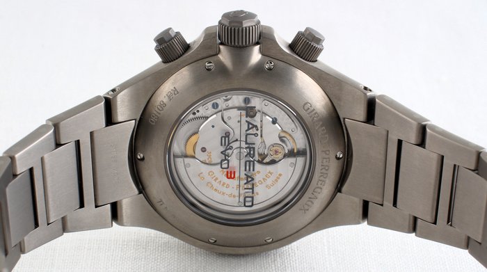 Girard-Perregaux - 'Laureato EVO 3' - Titanium - Column Wheel Chronograph - Ref. No: 80180 1 11 6516 - Mænd - 2000-2010