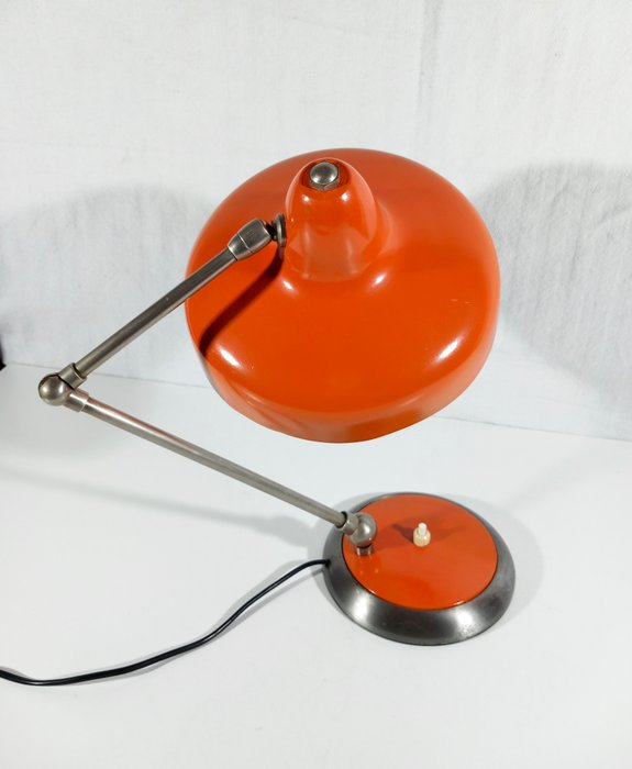 Bordlampe - Stål - justerbart design 70'erne