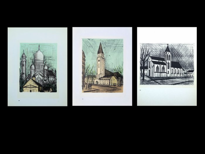 Bernard Buffet - Monuments de Paris