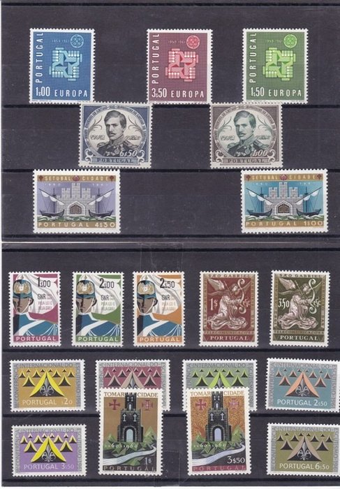 Portugal  - 1960/1976 - Komplet eller meget avanceret samling - 17 år