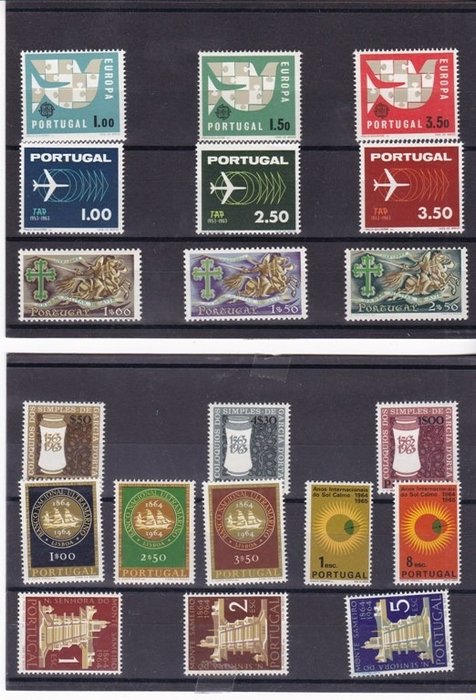 Portugal  - 1960/1976 - Komplet eller meget avanceret samling - 17 år