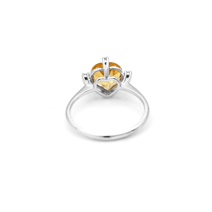 Ingen mindstepris - Ring - 18 kraat Hvidguld Diamant (Natur)