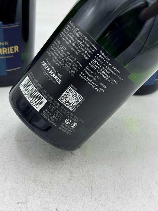 2015 Joseph Perrier - Champagne - 3 Flasker (0,75 L)