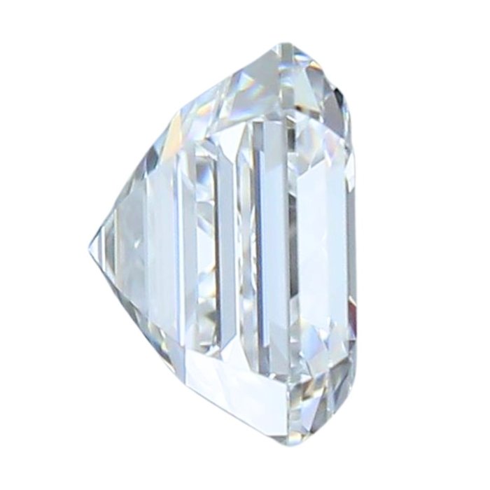 1 pcs Diamant  (Natur)  - 1.01 ct - Kvadrat - E - IF - Gemological Institute of America (GIA)