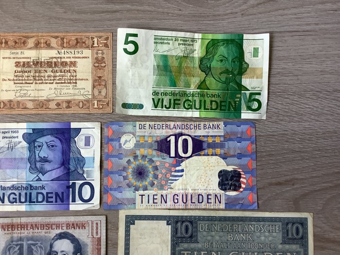 Holland. - 15 banknotes - various dates  (Ingen mindstepris)