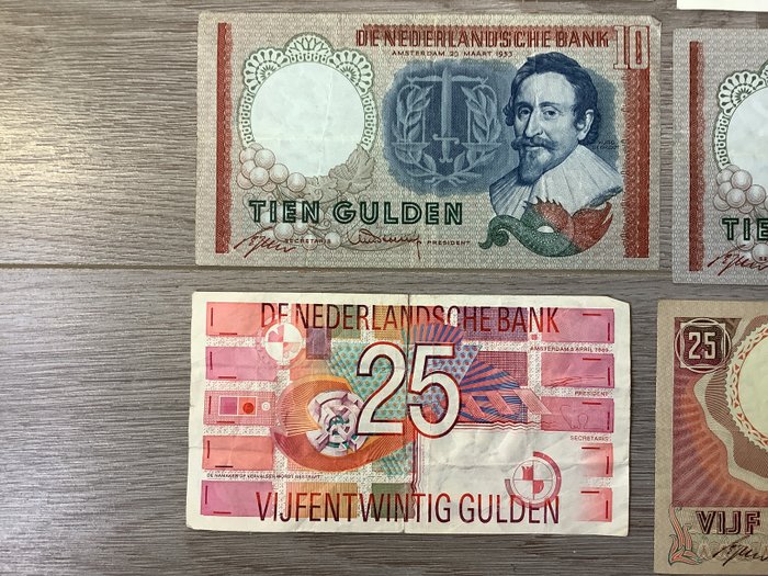 Holland. - 15 banknotes - various dates  (Ingen mindstepris)