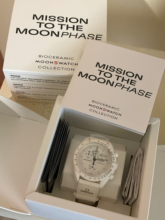 swatch x omega - mission to the moonphase - Ingen mindstepris - Unisex - 2024