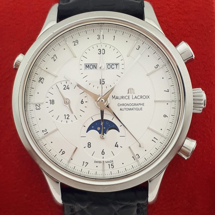 Maurice Lacroix - Les Classiques Chronograph Automatic Triple Date Moonphase - LC 6078 - Mænd - 2011-nu