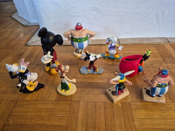 Figur - Kovulut - Demon  Merveilles / Plastoy Asterix, Obelix, Mickey Mouse / Minnie Mouse / Goofy - Harpiks