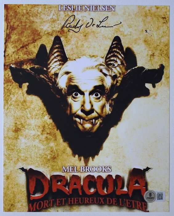 Dracula: Dead and Loving It - Rudy De Luca (Guard) - Autograph, Photo with Beckett COA