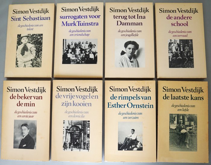 Simon Vestdijk - Anton Wachter romans (8 delen) + extra's - 1968-1994