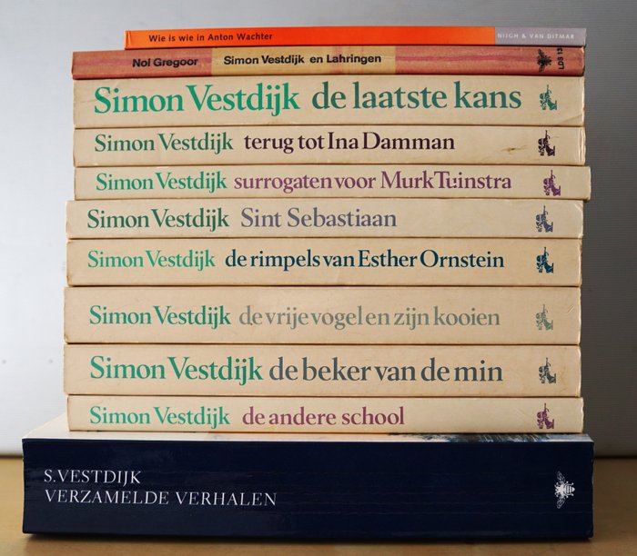 Simon Vestdijk - Anton Wachter romans (8 delen) + extra's - 1968-1994