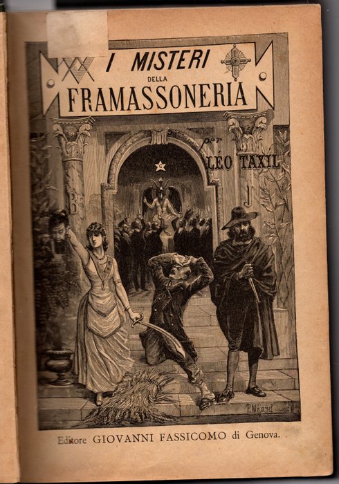 Taxil Léo - I misteri della frammassoneria svelati - 1888