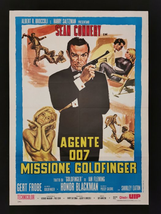 Poster - James Bond 007: Goldfinger - Sean Connery