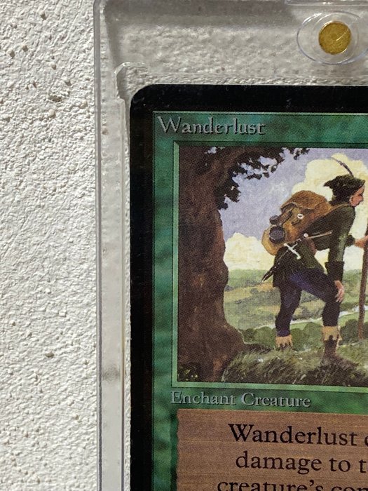 Wizards of The Coast - 1 Card - Wanderlust, Limited Edition Alpha, Excellent