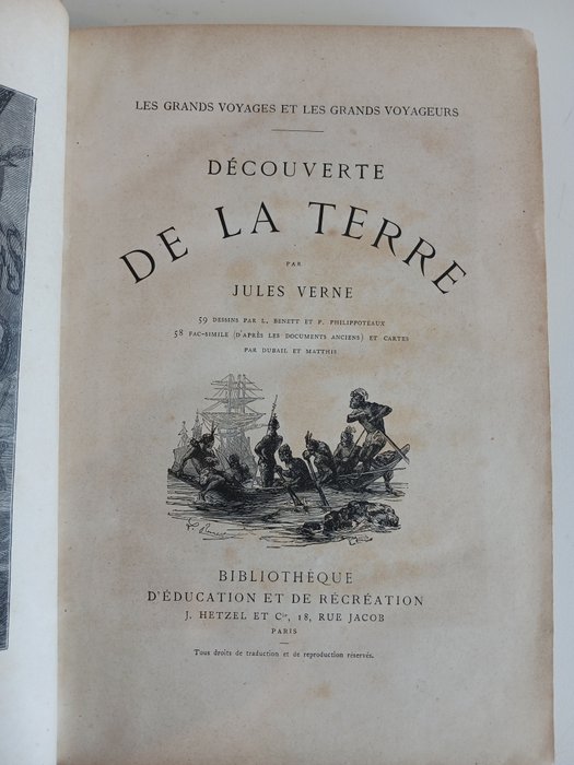 Jules Verne - Découverte de la Terre - 1880