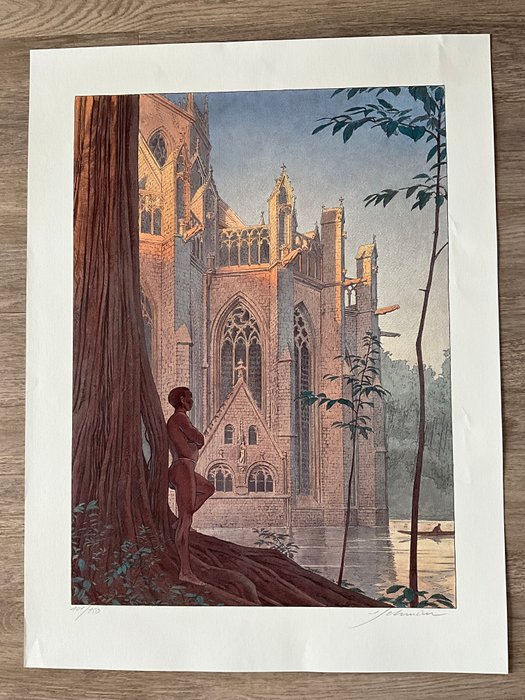 Schuiten François - 1 Silkscreen - Cathédrales - 1995