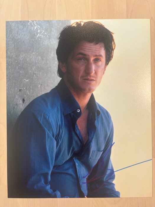 Sean Penn - Signed in Person - with Certificate - Autograph, photo