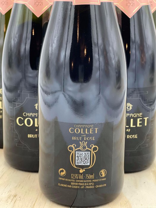 Collet Brut - Champagne Rosé - 6 Flasker (075 L)