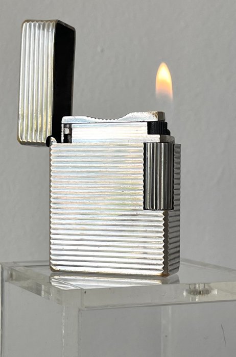 S.T. Dupont - Lighter - Forsølvet