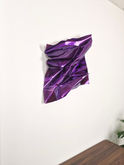 José Soler Art - Steel Silk. Salmon (Wall Sculpture)