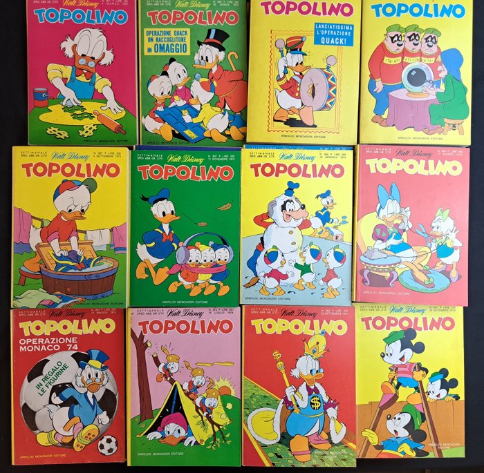 Topolino Libretto nn. 900/999 - Sequenza Semi-Completa - 99 Comic - Første udgave - 1973/1975