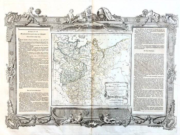 Tyskland - Pomeranie, sax; Louis Charles Desnos - Cercles de Haute et basse Saxe - 1761-1780